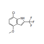 7-Chloro-4-methoxy-2-(trifluoromethyl)indole