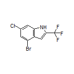 4-Bromo-6-chloro-2-(trifluoromethyl)indole