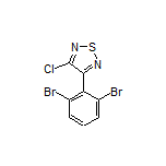 3-Chloro-4-(2,6-dibromophenyl)-1,2,5-thiadiazole