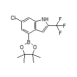 6-Chloro-2-(trifluoromethyl)indole-4-boronic Acid Pinacol Ester