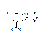 Methyl 6-Fluoro-2-(trifluoromethyl)indole-4-carboxylate