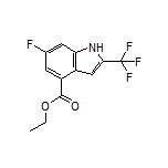 Ethyl 6-Fluoro-2-(trifluoromethyl)indole-4-carboxylate