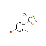 3-(4-Bromo-2-methylphenyl)-4-chloro-1,2,5-thiadiazole