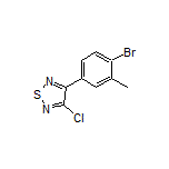 3-(4-Bromo-3-methylphenyl)-4-chloro-1,2,5-thiadiazole