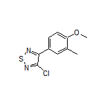 3-Chloro-4-(4-methoxy-3-methylphenyl)-1,2,5-thiadiazole