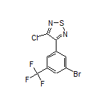 3-[3-Bromo-5-(trifluoromethyl)phenyl]-4-chloro-1,2,5-thiadiazole