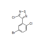 3-(5-Bromo-2-chlorophenyl)-4-chloro-1,2,5-thiadiazole