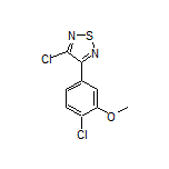 3-Chloro-4-(4-chloro-3-methoxyphenyl)-1,2,5-thiadiazole