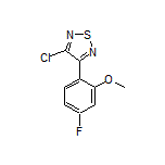 3-Chloro-4-(4-fluoro-2-methoxyphenyl)-1,2,5-thiadiazole