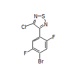 3-(4-Bromo-2,5-difluorophenyl)-4-chloro-1,2,5-thiadiazole