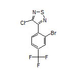 3-[2-Bromo-4-(trifluoromethyl)phenyl]-4-chloro-1,2,5-thiadiazole