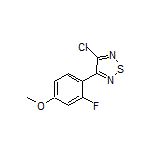 3-Chloro-4-(2-fluoro-4-methoxyphenyl)-1,2,5-thiadiazole