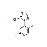 3-Chloro-4-(2-fluoro-5-methylphenyl)-1,2,5-thiadiazole