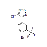 3-[4-Bromo-3-(trifluoromethyl)phenyl]-4-chloro-1,2,5-thiadiazole