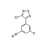 3-(4-Chloro-1,2,5-thiadiazol-3-yl)-5-fluorobenzonitrile