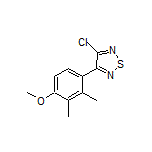 3-Chloro-4-(4-methoxy-2,3-dimethylphenyl)-1,2,5-thiadiazole