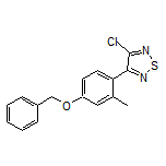 3-[4-(Benzyloxy)-2-methylphenyl]-4-chloro-1,2,5-thiadiazole