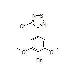 3-(4-Bromo-3,5-dimethoxyphenyl)-4-chloro-1,2,5-thiadiazole