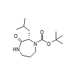 (S)-1-Boc-2-isobutyl-3-oxo-1,4-diazepane