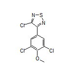 3-Chloro-4-(3,5-dichloro-4-methoxyphenyl)-1,2,5-thiadiazole