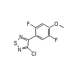 3-Chloro-4-(2,5-difluoro-4-methoxyphenyl)-1,2,5-thiadiazole