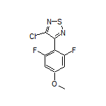 3-Chloro-4-(2,6-difluoro-4-methoxyphenyl)-1,2,5-thiadiazole