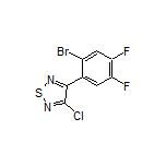 3-(2-Bromo-4,5-difluorophenyl)-4-chloro-1,2,5-thiadiazole