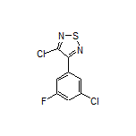 3-Chloro-4-(3-chloro-5-fluorophenyl)-1,2,5-thiadiazole