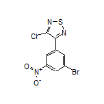 3-(3-Bromo-5-nitrophenyl)-4-chloro-1,2,5-thiadiazole