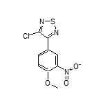 3-Chloro-4-(4-methoxy-3-nitrophenyl)-1,2,5-thiadiazole