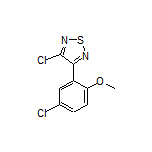 3-Chloro-4-(5-chloro-2-methoxyphenyl)-1,2,5-thiadiazole