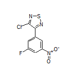 3-Chloro-4-(3-fluoro-5-nitrophenyl)-1,2,5-thiadiazole