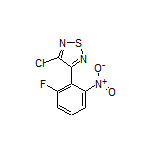 3-Chloro-4-(2-fluoro-6-nitrophenyl)-1,2,5-thiadiazole