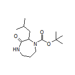 1-Boc-2-isobutyl-3-oxo-1,4-diazepane