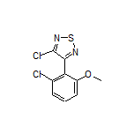 3-Chloro-4-(2-chloro-6-methoxyphenyl)-1,2,5-thiadiazole