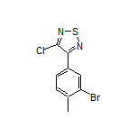 3-(3-Bromo-4-methylphenyl)-4-chloro-1,2,5-thiadiazole