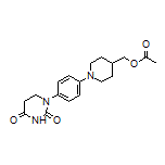 [1-[4-[2,4-Dioxotetrahydropyrimidin-1(2H)-yl]phenyl]-4-piperidyl]methyl Acetate