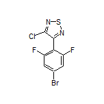 3-(4-Bromo-2,6-difluorophenyl)-4-chloro-1,2,5-thiadiazole