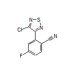 2-(4-Chloro-1,2,5-thiadiazol-3-yl)-4-fluorobenzonitrile