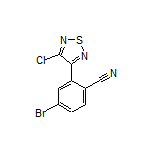 4-Bromo-2-(4-chloro-1,2,5-thiadiazol-3-yl)benzonitrile