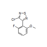 3-Chloro-4-(2-fluoro-6-methoxyphenyl)-1,2,5-thiadiazole