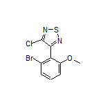 3-(2-Bromo-6-methoxyphenyl)-4-chloro-1,2,5-thiadiazole