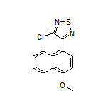 3-Chloro-4-(4-methoxy-1-naphthyl)-1,2,5-thiadiazole