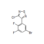 3-(5-Bromo-2,3-difluorophenyl)-4-chloro-1,2,5-thiadiazole