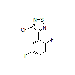 3-Chloro-4-(2-fluoro-5-iodophenyl)-1,2,5-thiadiazole