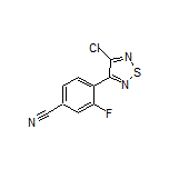 4-(4-Chloro-1,2,5-thiadiazol-3-yl)-3-fluorobenzonitrile