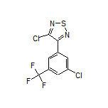 3-Chloro-4-[3-chloro-5-(trifluoromethyl)phenyl]-1,2,5-thiadiazole