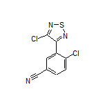 4-Chloro-3-(4-chloro-1,2,5-thiadiazol-3-yl)benzonitrile