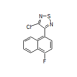 3-Chloro-4-(4-fluoro-1-naphthyl)-1,2,5-thiadiazole