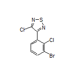 3-(3-Bromo-2-chlorophenyl)-4-chloro-1,2,5-thiadiazole